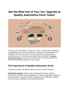 What are Car Dampers