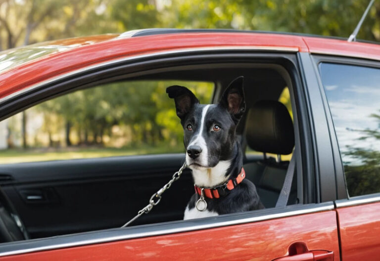 How to Secure Dog in Car With Leash