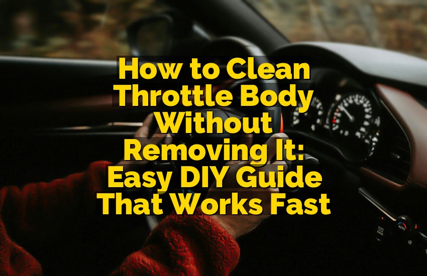 How to Clean Throttle Body Without Removing It: Easy DIY Guide That Works Fast