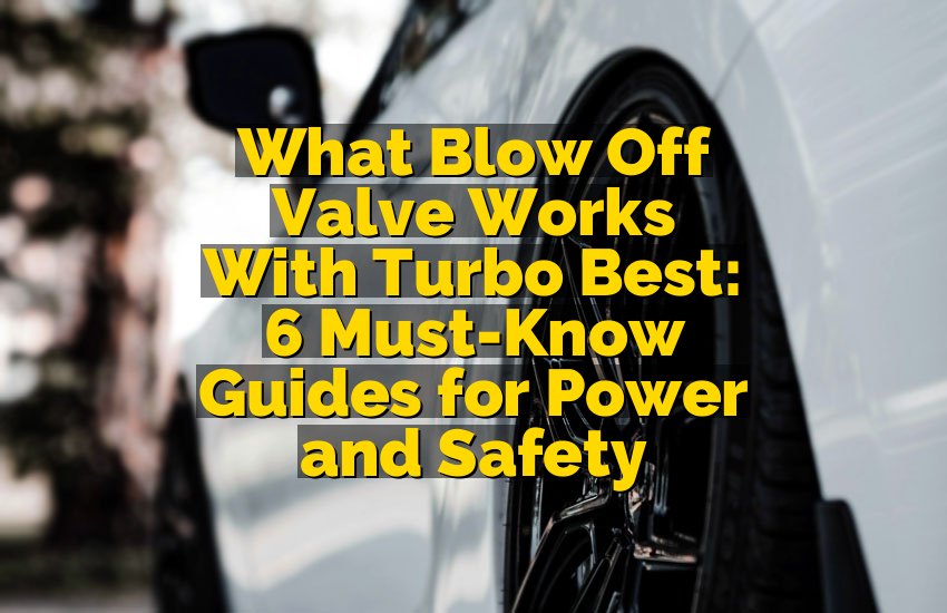 What Blow Off Valve Works With Turbo Best: 6 Must-Know Guides for Power and Safety
