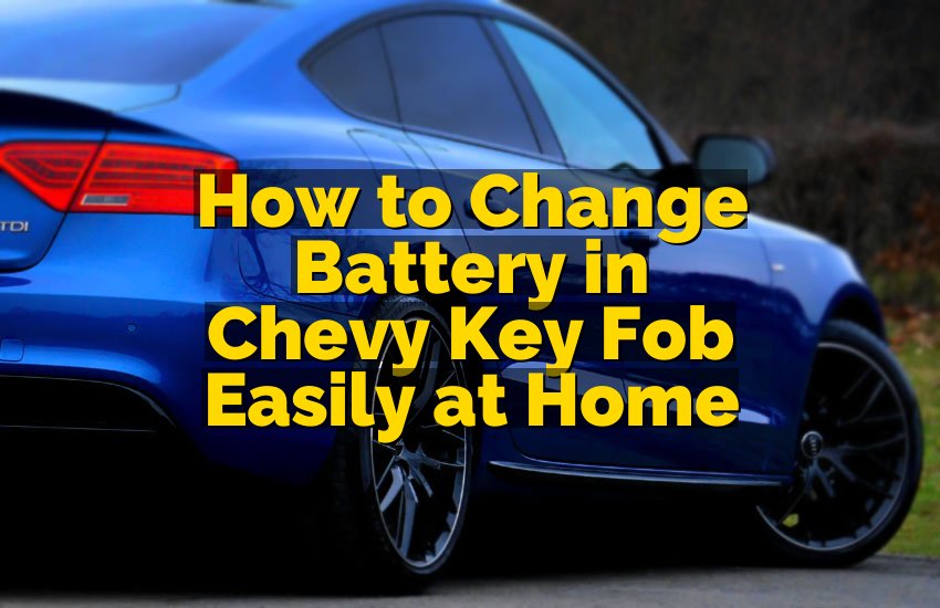 How to Change Battery in Chevy Key Fob Easily at Home