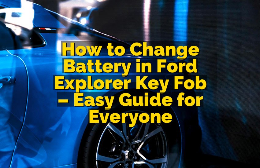 How to Change Battery in Ford Explorer Key Fob – Easy Guide for Everyone