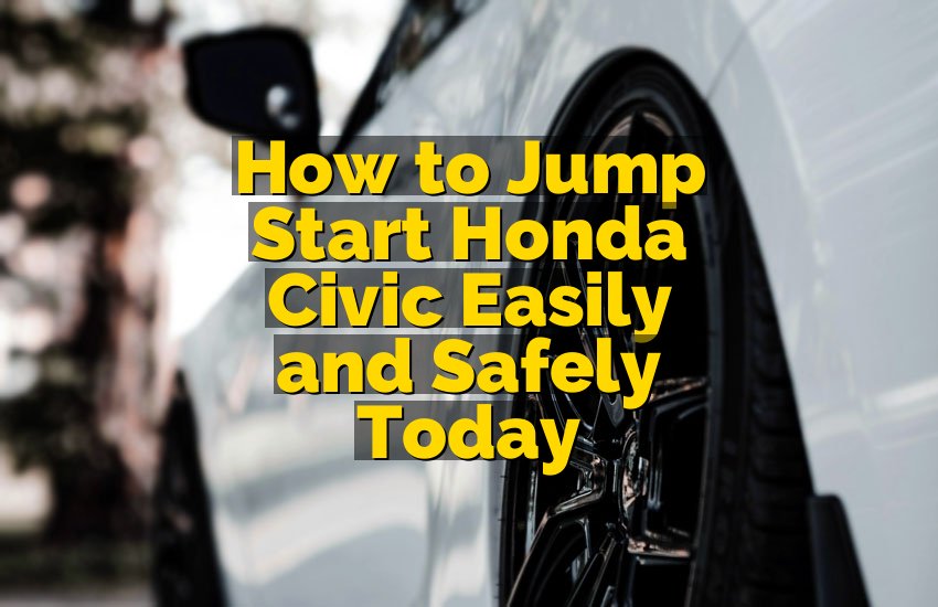 How to Jump Start Honda Civic Easily and Safely Today