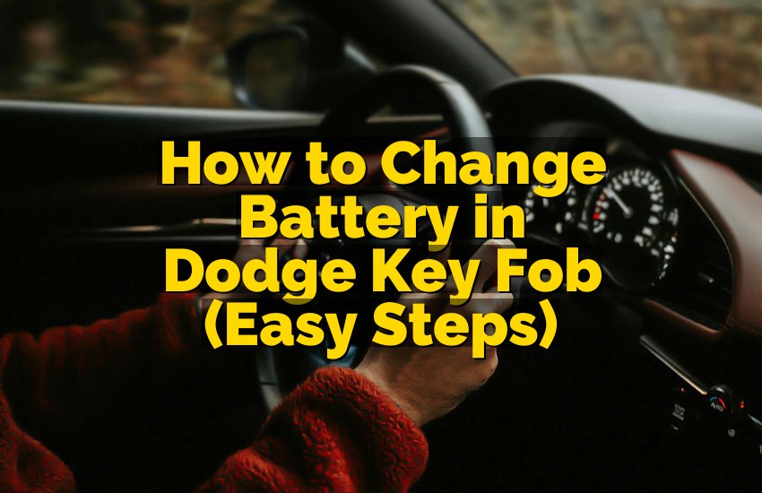 How to Change Battery in Dodge Key Fob (Easy Steps)