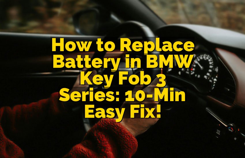 How to Replace Battery in BMW Key Fob 3 Series: 10-Min Easy Fix!