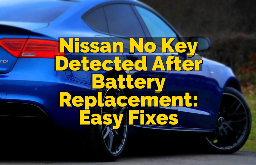 Nissan No Key Detected After Battery Replacement: Easy Fixes