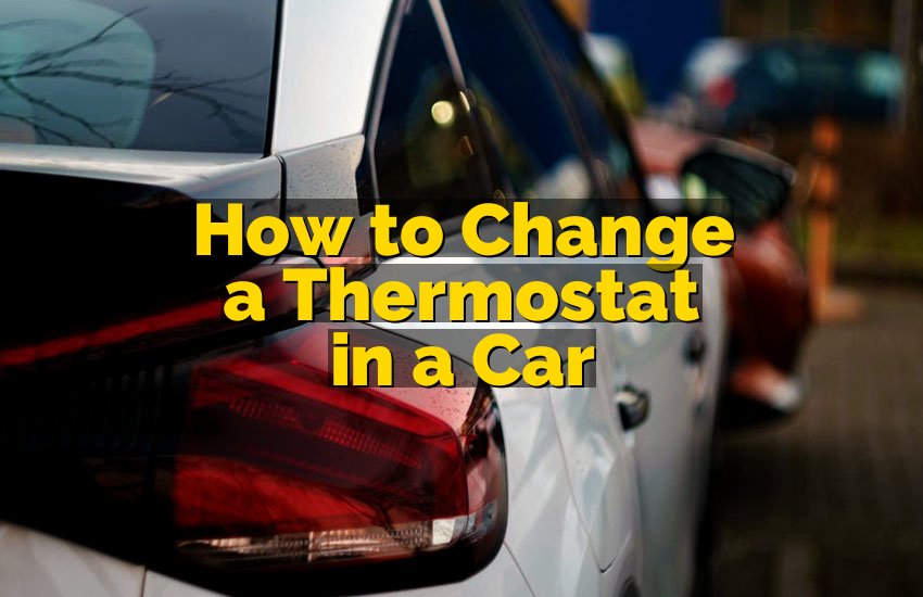 How to Change a Thermostat in a Car