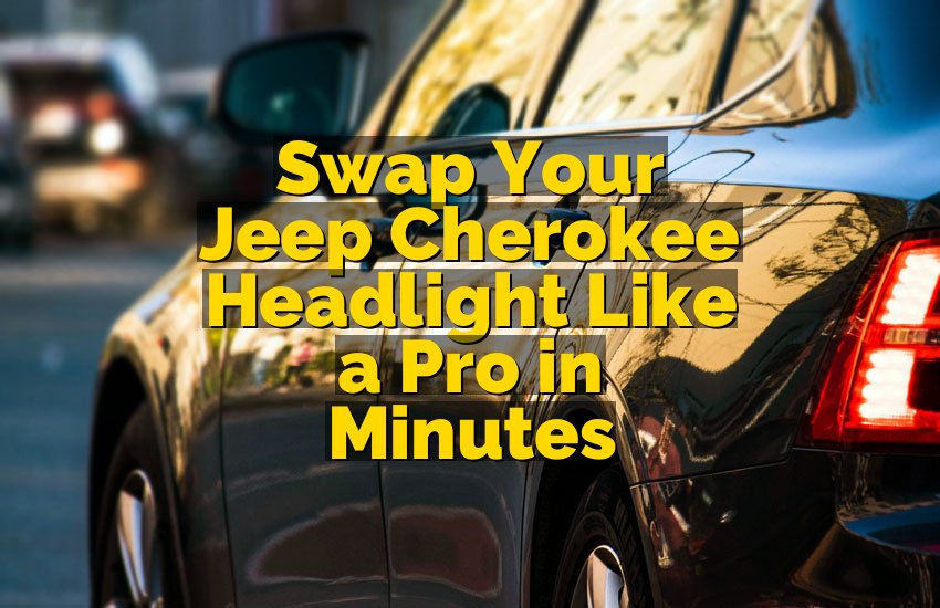 Swap Your Jeep Cherokee Headlight Like a Pro in Minutes