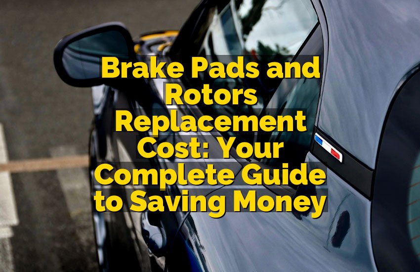 Brake Pads and Rotors Replacement Cost: Your Complete Guide to Saving Money