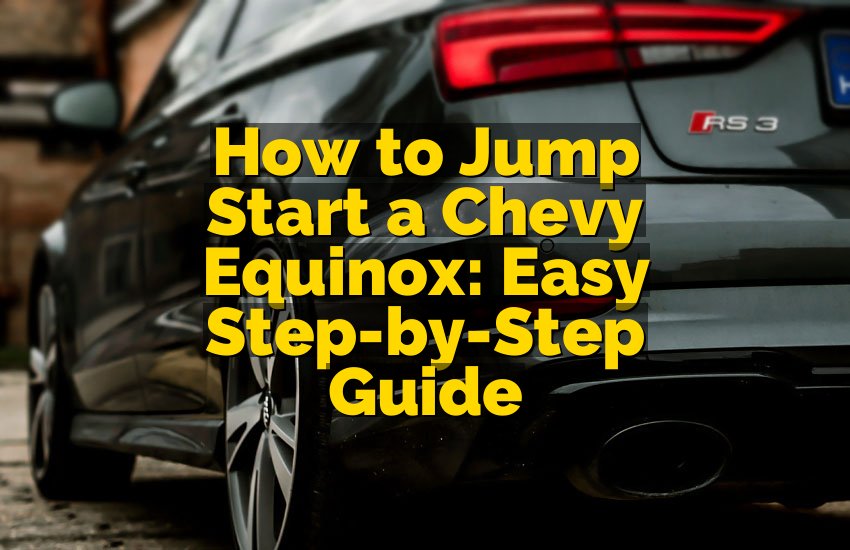 How to Jump Start a Chevy Equinox: Easy Step-by-Step Guide