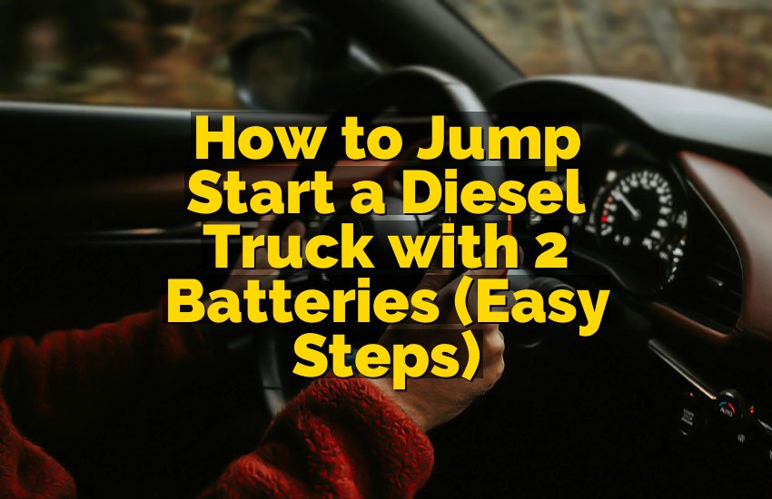 How to Jump Start a Diesel Truck with 2 Batteries (Easy Steps)