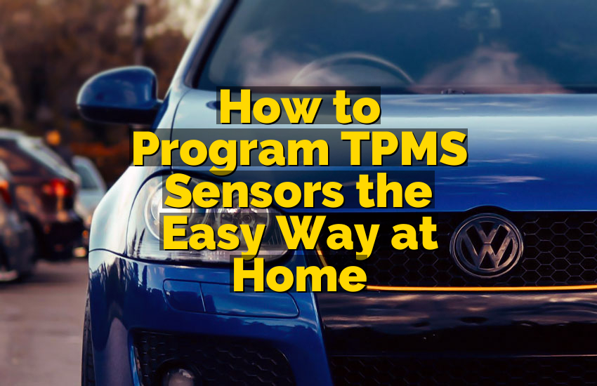 How to Program TPMS Sensors the Easy Way at Home